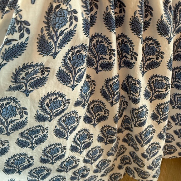 J. Crew V-Neck Mini Dress in Bouquet Block Print Size L - Picture 7 of 8